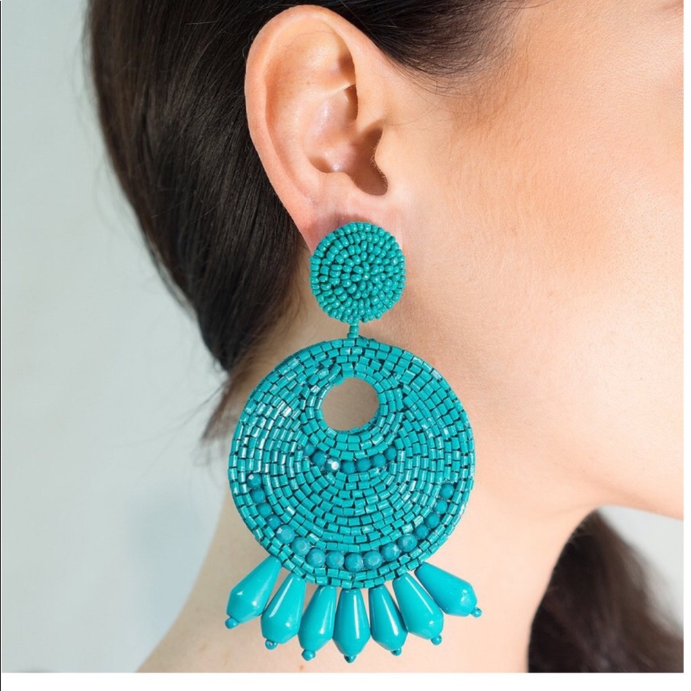 Gorgeous Kenneth Jay Lane Turquoise Earrings